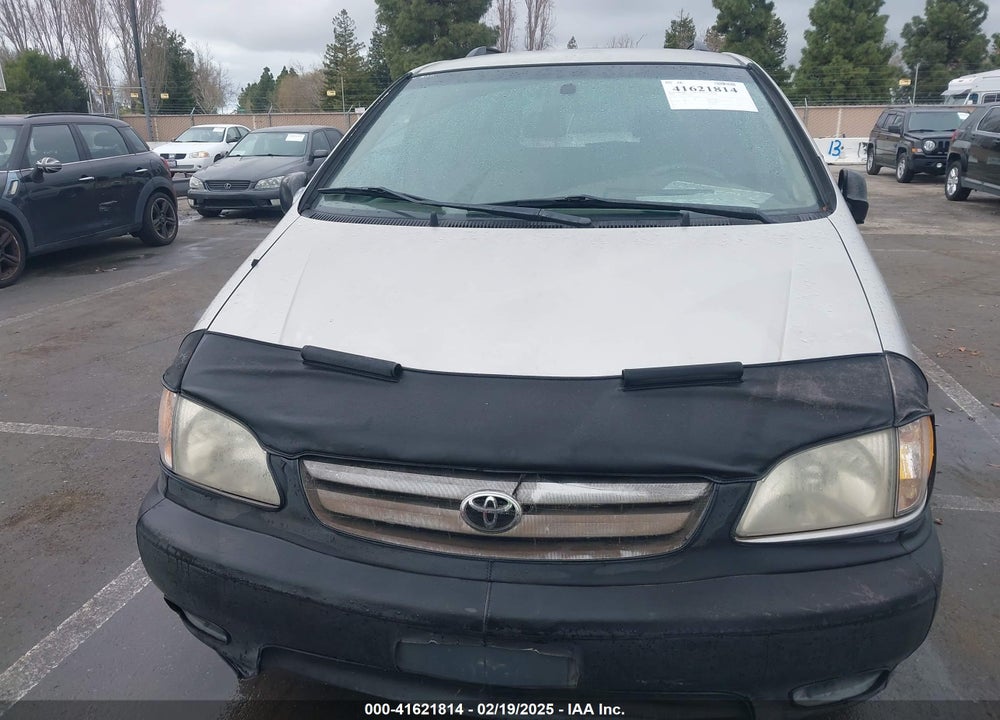 2001 TOYOTA SIENNA LE VIN: 4T3ZF13CX1U346927