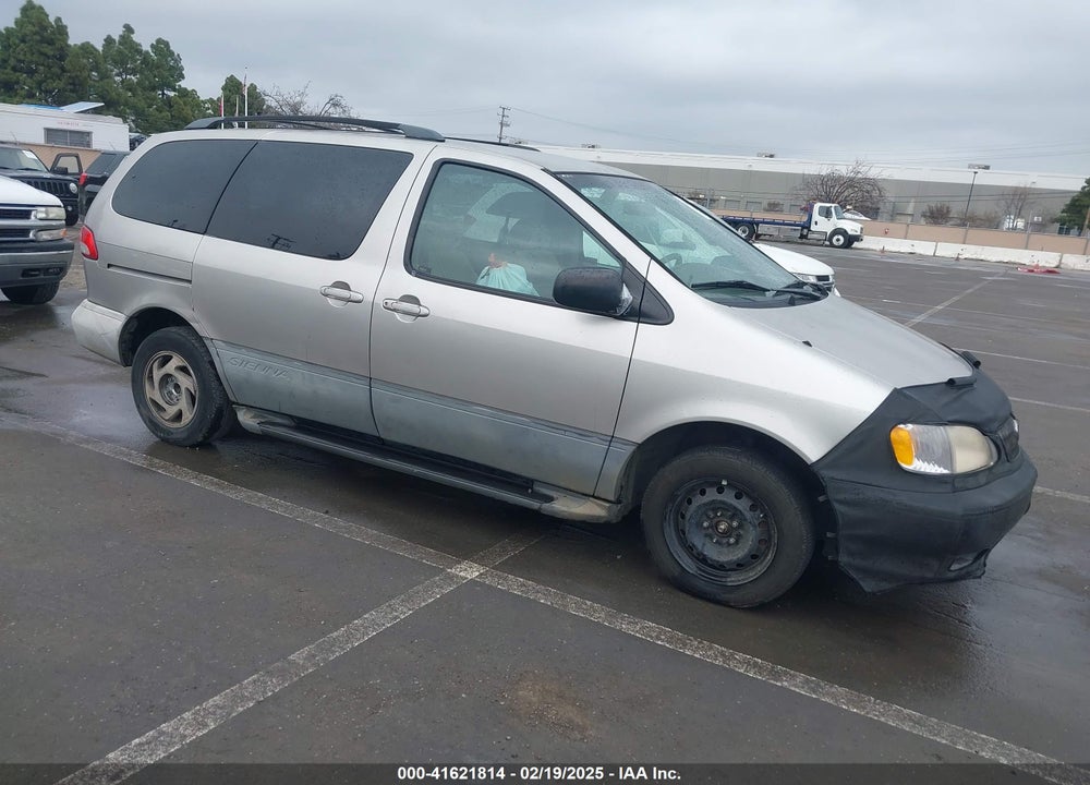2001 TOYOTA SIENNA LE VIN: 4T3ZF13CX1U346927