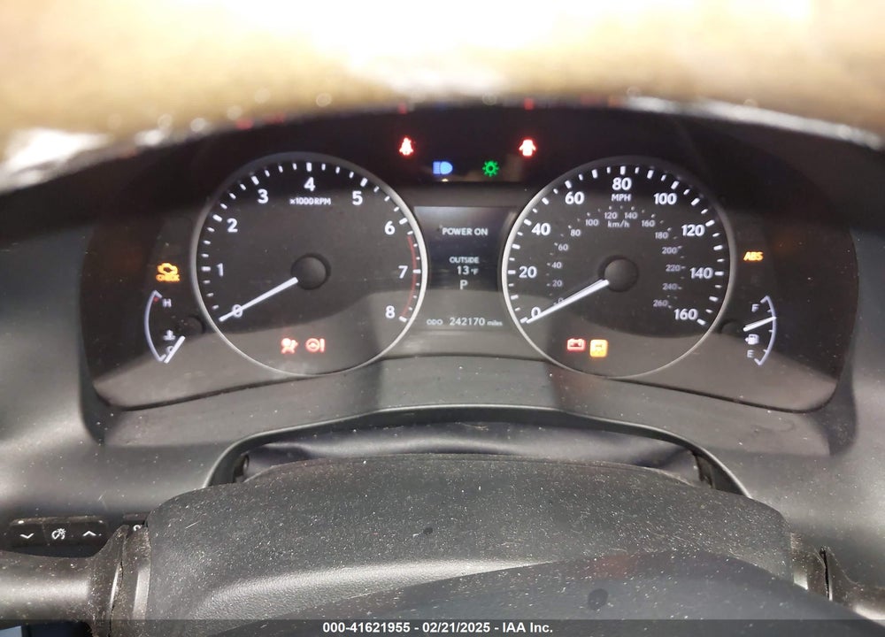 2013 LEXUS ES VIN: JTHBK1GG8D2068700