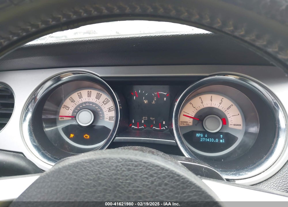 2012 FORD MUSTANG VIN: 1ZVBP8AM9C5242245