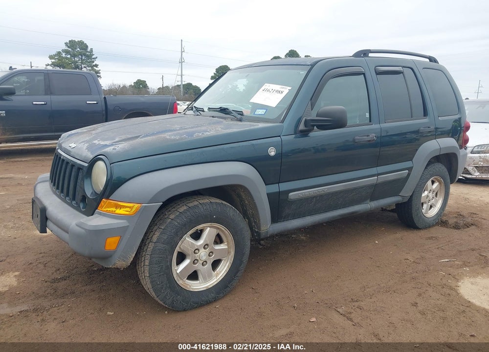 2005 JEEP LIBERTY SPORT VIN: 1J4GL48525W655627