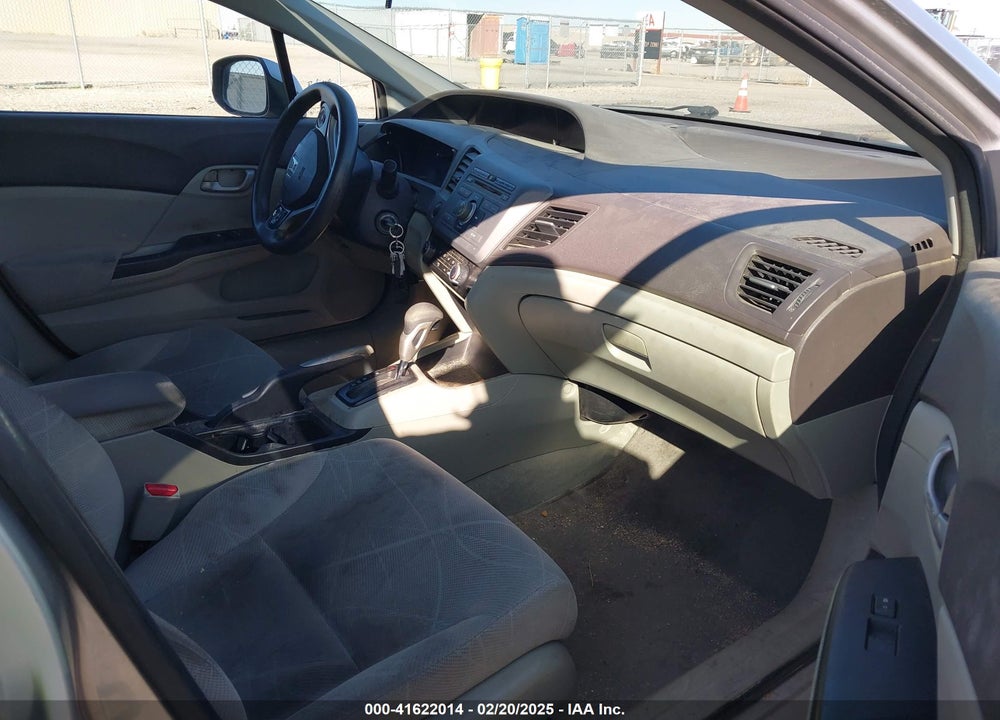 2012 HONDA CIVIC VIN: 2HGFB2F5XCH321015