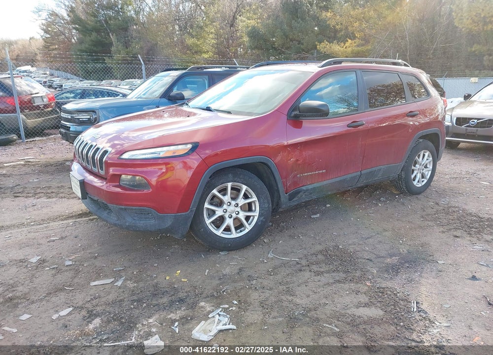 2016 JEEP CHEROKEE VIN: 1C4PJMAB7GW248899