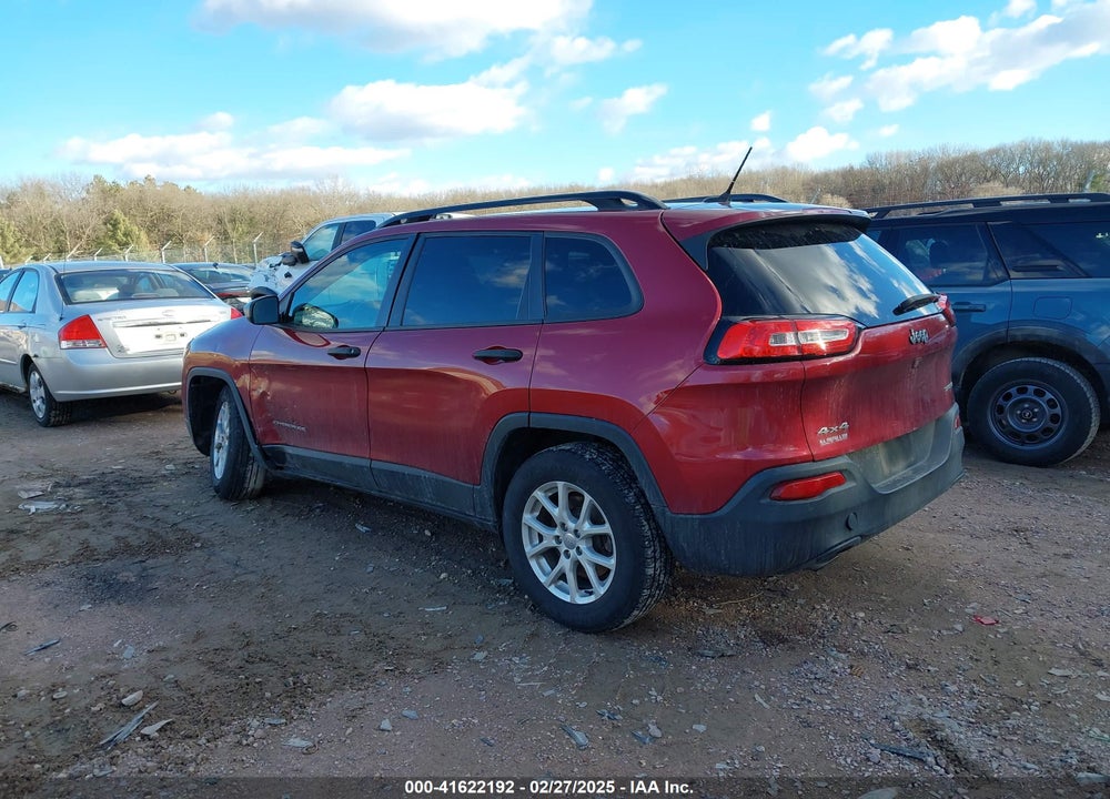 2016 JEEP CHEROKEE VIN: 1C4PJMAB7GW248899