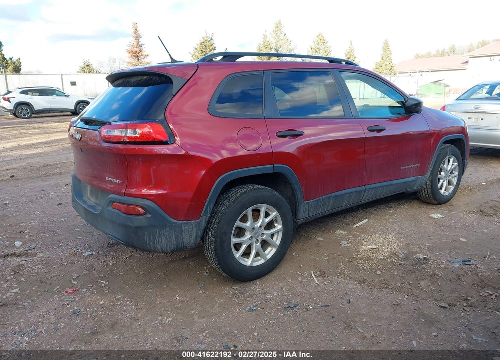 2016 JEEP CHEROKEE VIN: 1C4PJMAB7GW248899