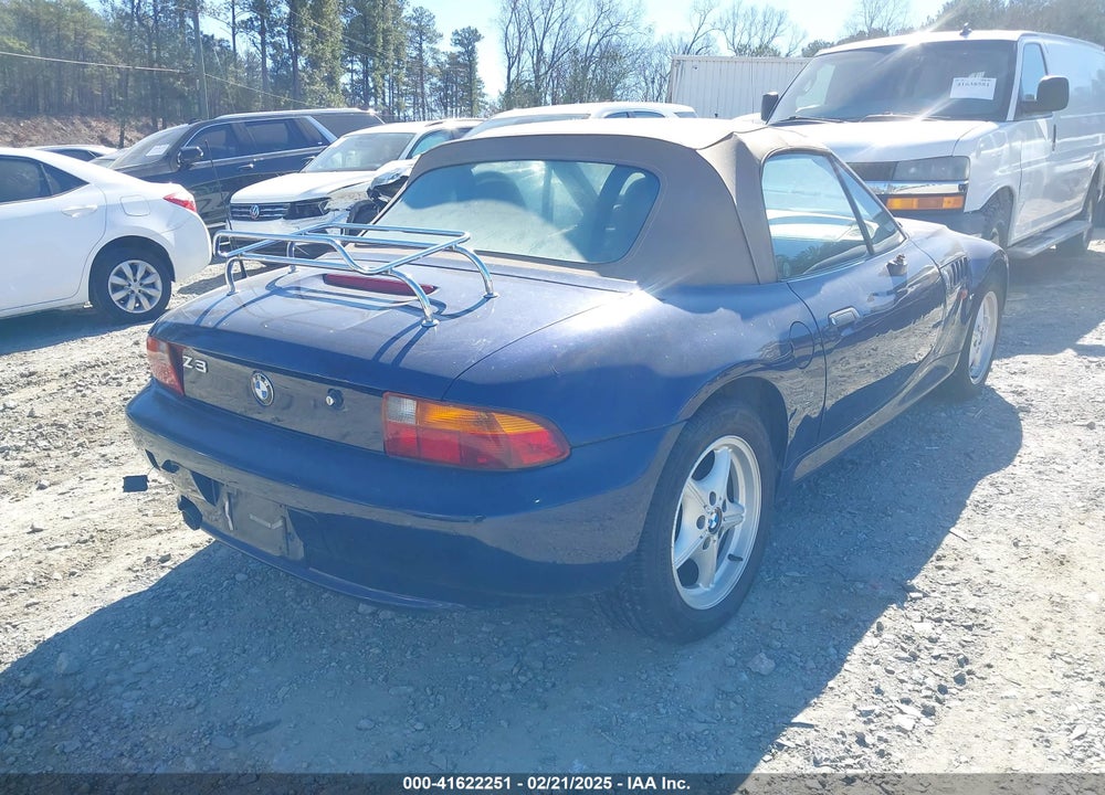 1998 BMW Z3 1.9 VIN: 4USCH7338WLE09565