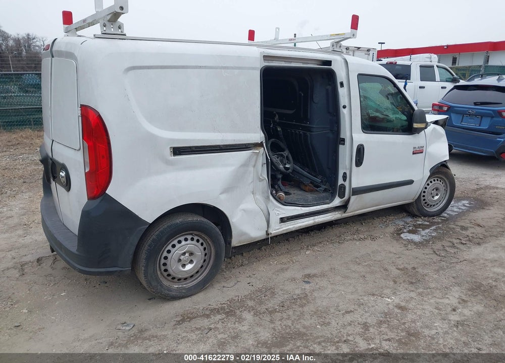 2015 RAM PROMASTER CITY TRADESMAN VIN: ZFBERFAT0F6199101
