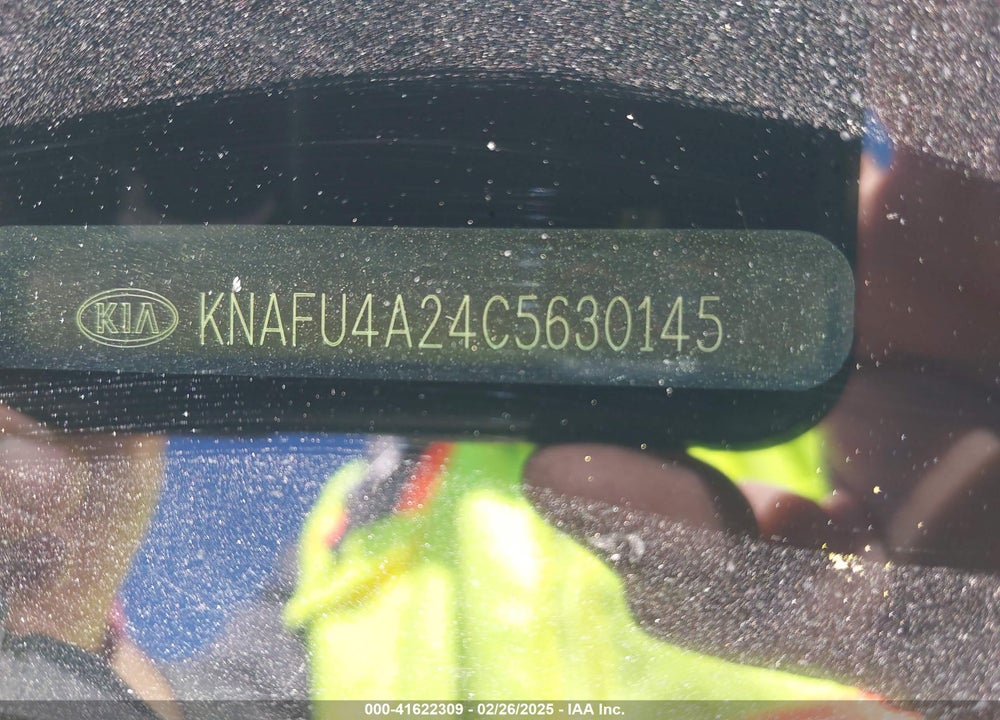 2012 KIA FORTE VIN: KNAFU4A24C5630145