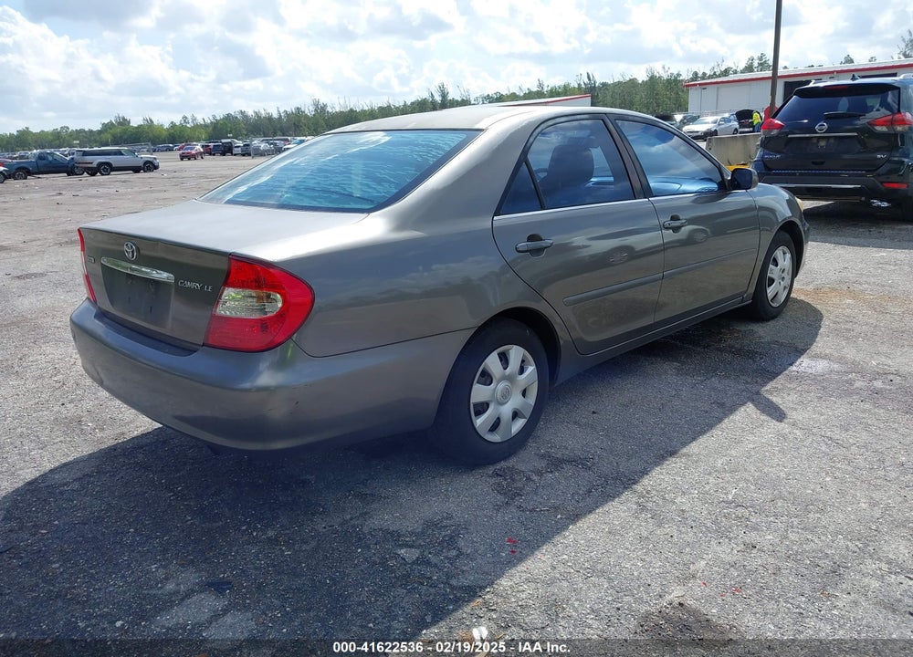 2004 TOYOTA CAMRY LE VIN: 4T1BE32K14U853494