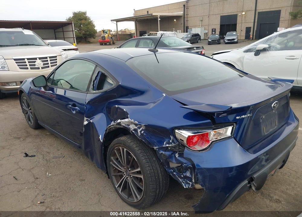 2013 SUBARU BRZ VIN: JF1ZCAC16D1605140