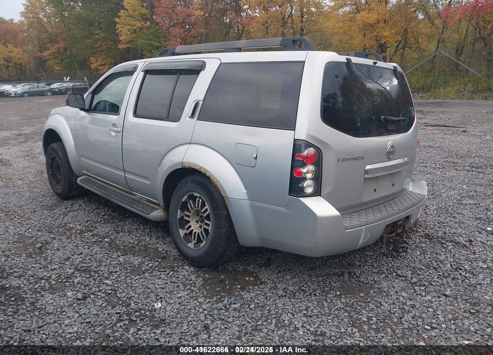 2008 NISSAN PATHFINDER S VIN: 5N1AR18B68C626549