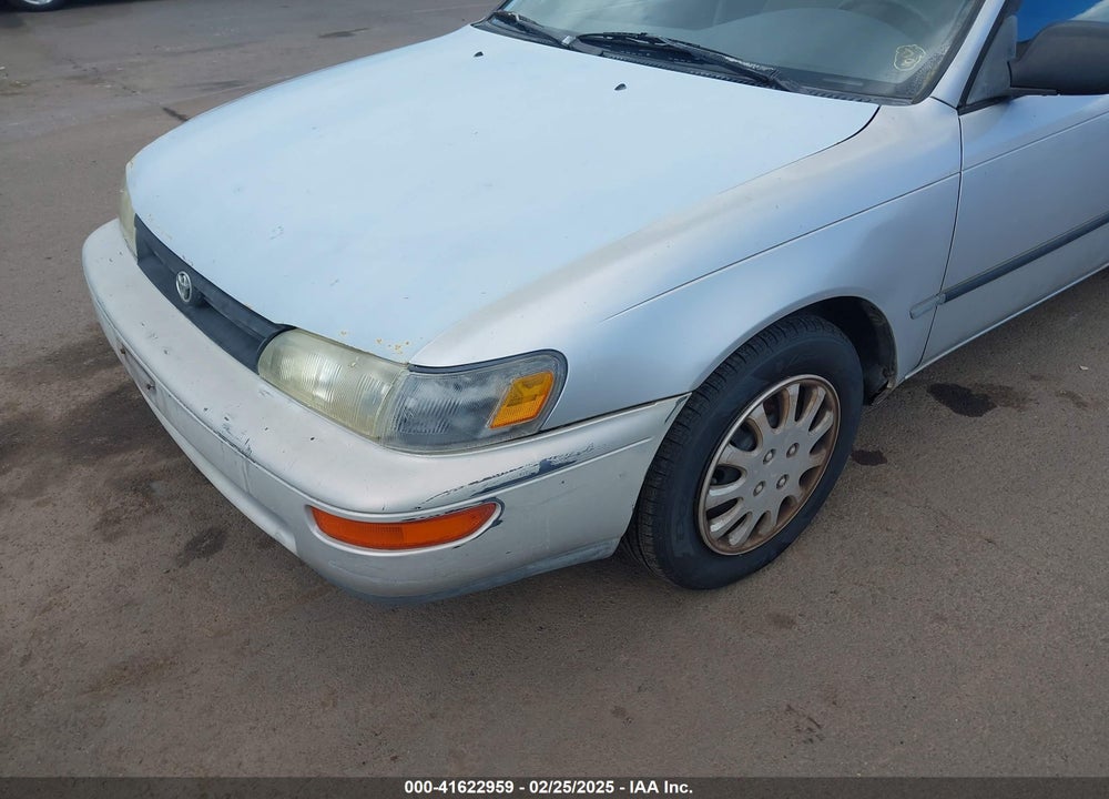 1993 TOYOTA COROLLA DX VIN: JT2AE09W9P0027794