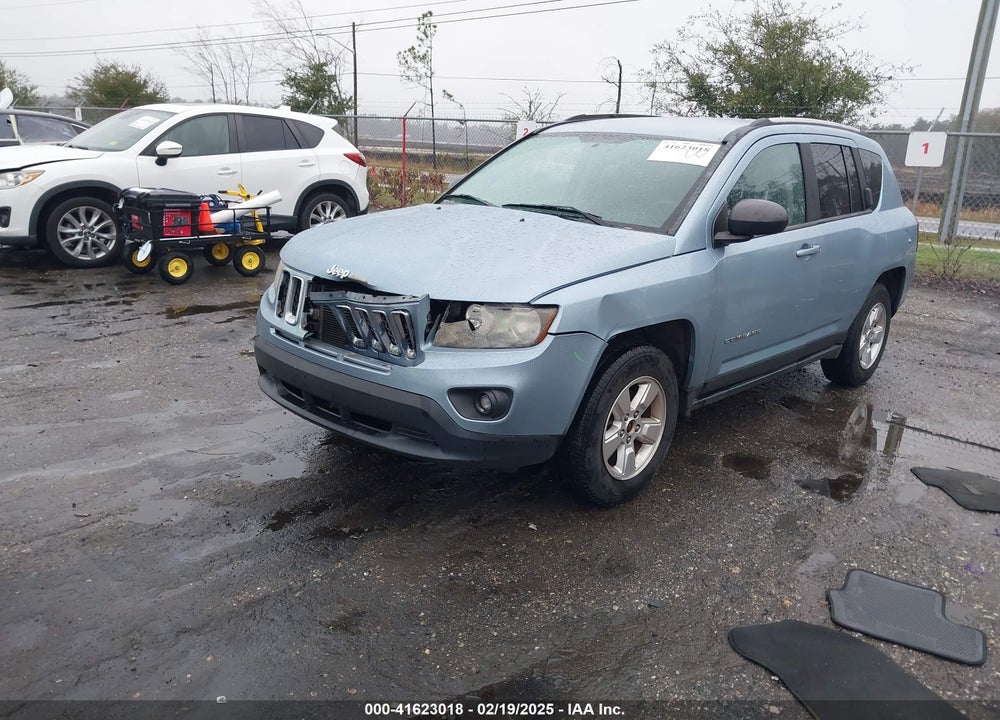 2014 JEEP COMPASS SPORT VIN: 1C4NJCBA8ED573447