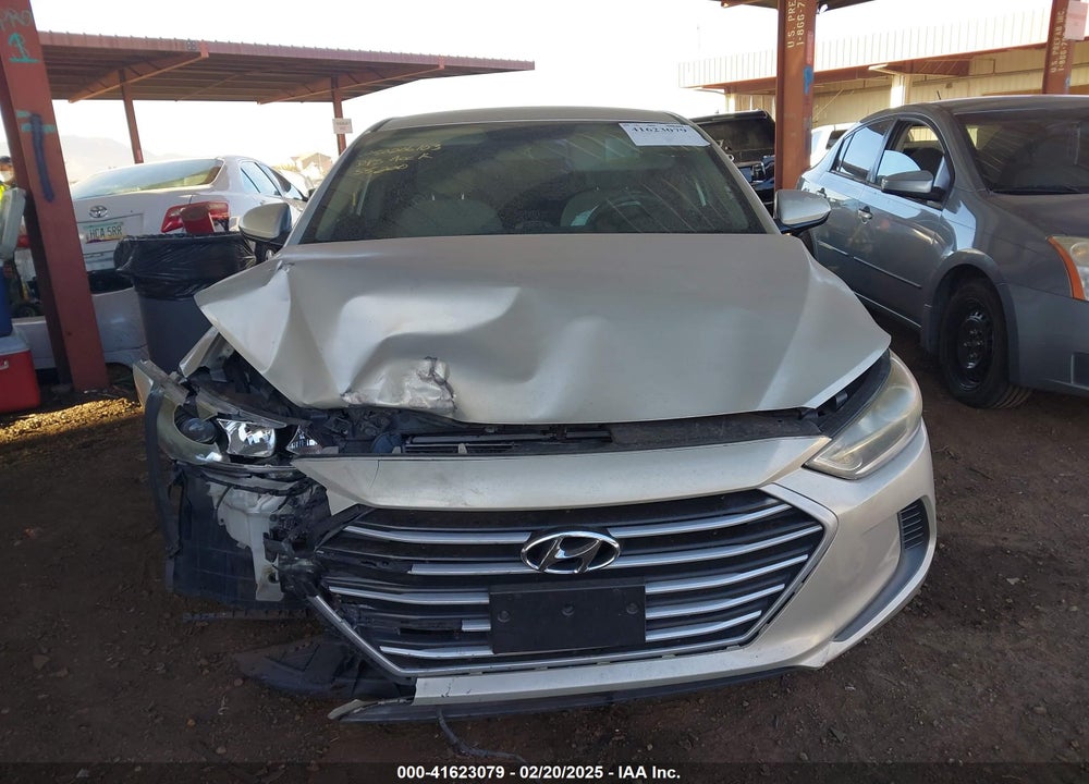 2017 HYUNDAI ELANTRA VIN: KMHD74LF3HU093391