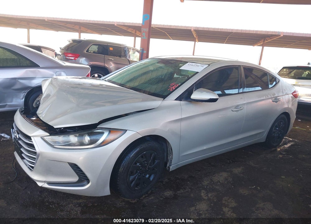 2017 HYUNDAI ELANTRA VIN: KMHD74LF3HU093391