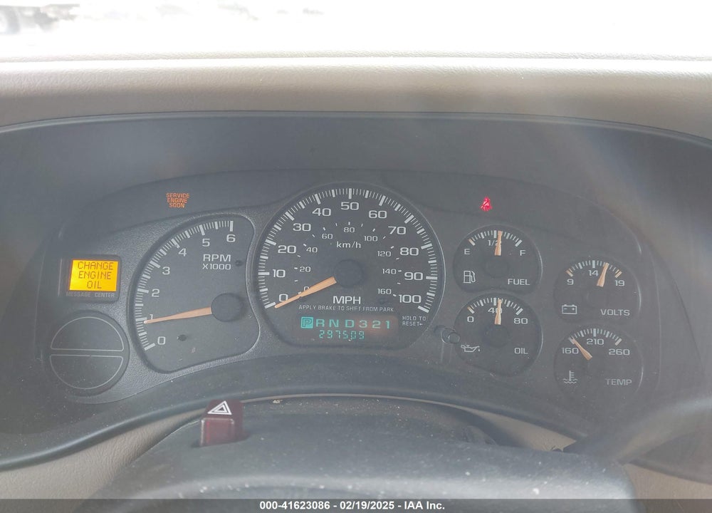 2001 CHEVROLET TAHOE LT VIN: 1GNEK13TX1J281979