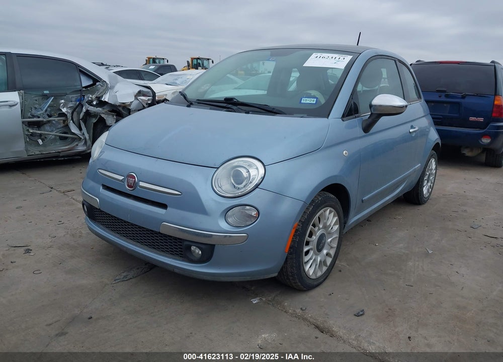 2014 FIAT 500 LOUNGE VIN: 3C3CFFCR5ET288525