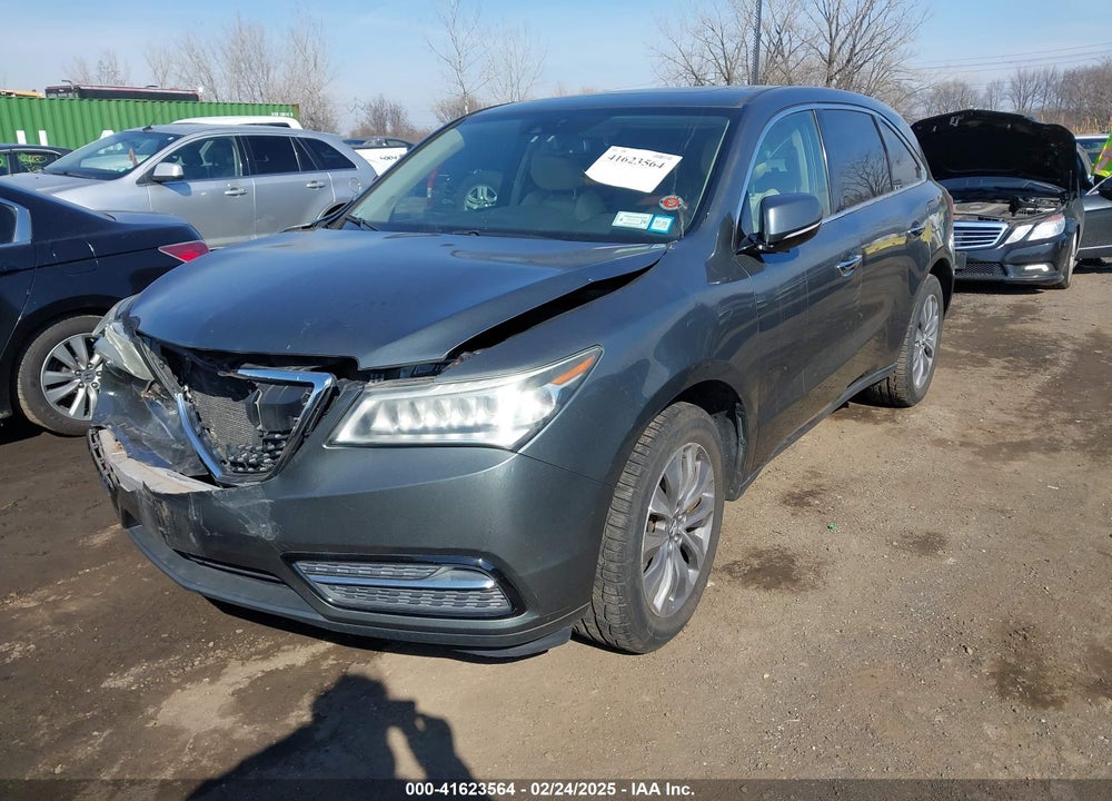 2015 ACURA MDX TECHNOLOGY PACKAGE VIN: 5FRYD4H49FB021668