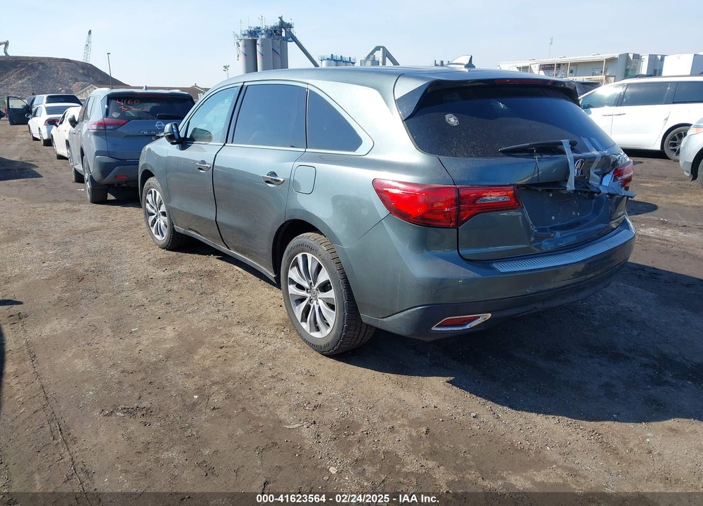 2015 ACURA MDX TECHNOLOGY PACKAGE VIN: 5FRYD4H49FB021668