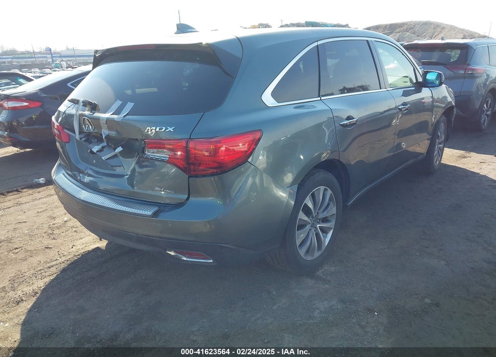 2015 ACURA MDX TECHNOLOGY PACKAGE VIN: 5FRYD4H49FB021668