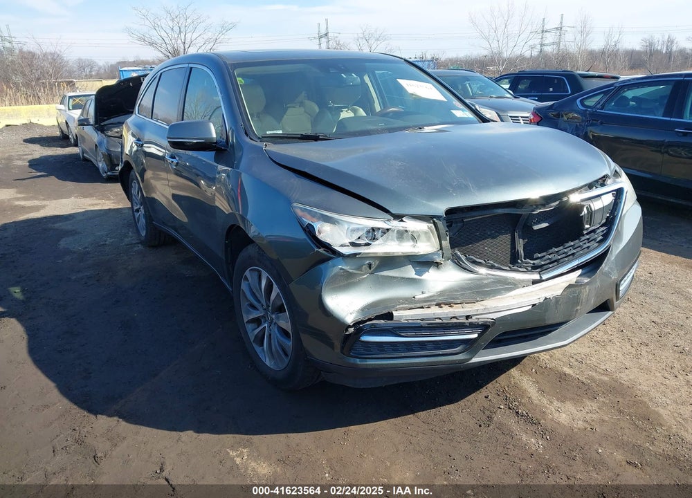 2015 ACURA MDX TECHNOLOGY PACKAGE VIN: 5FRYD4H49FB021668