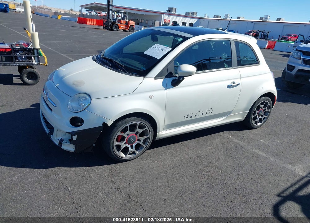 2012 FIAT 500 VIN: 3C3CFFBRXCT332307