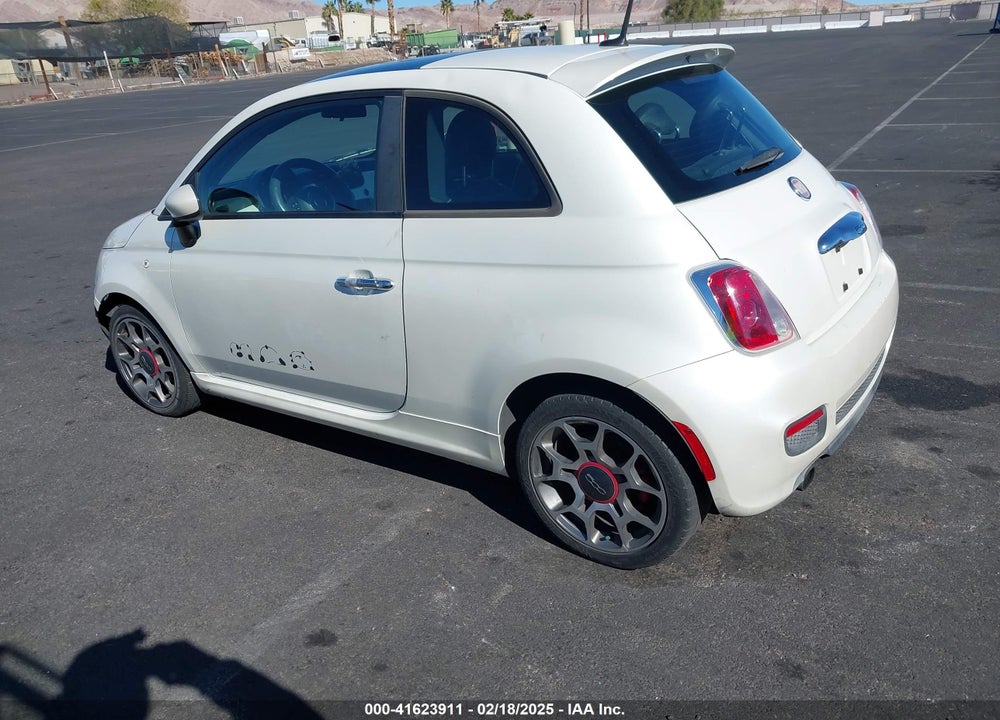 2012 FIAT 500 VIN: 3C3CFFBRXCT332307