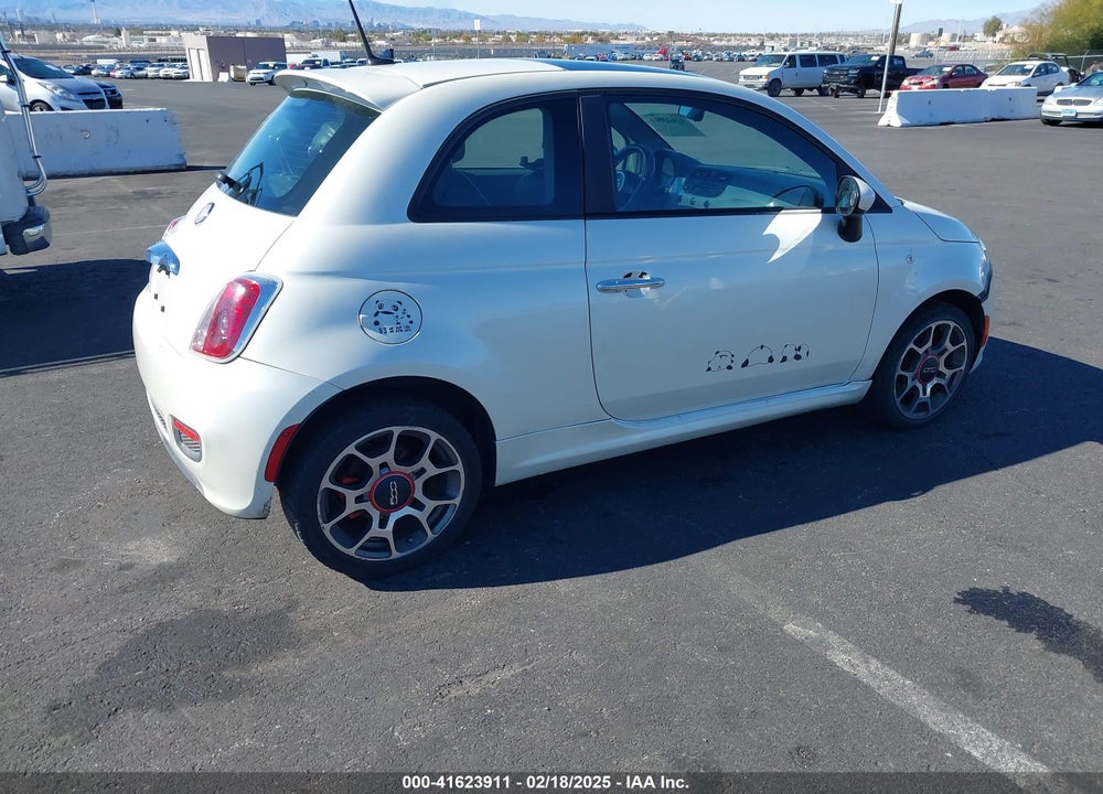 2012 FIAT 500 VIN: 3C3CFFBRXCT332307