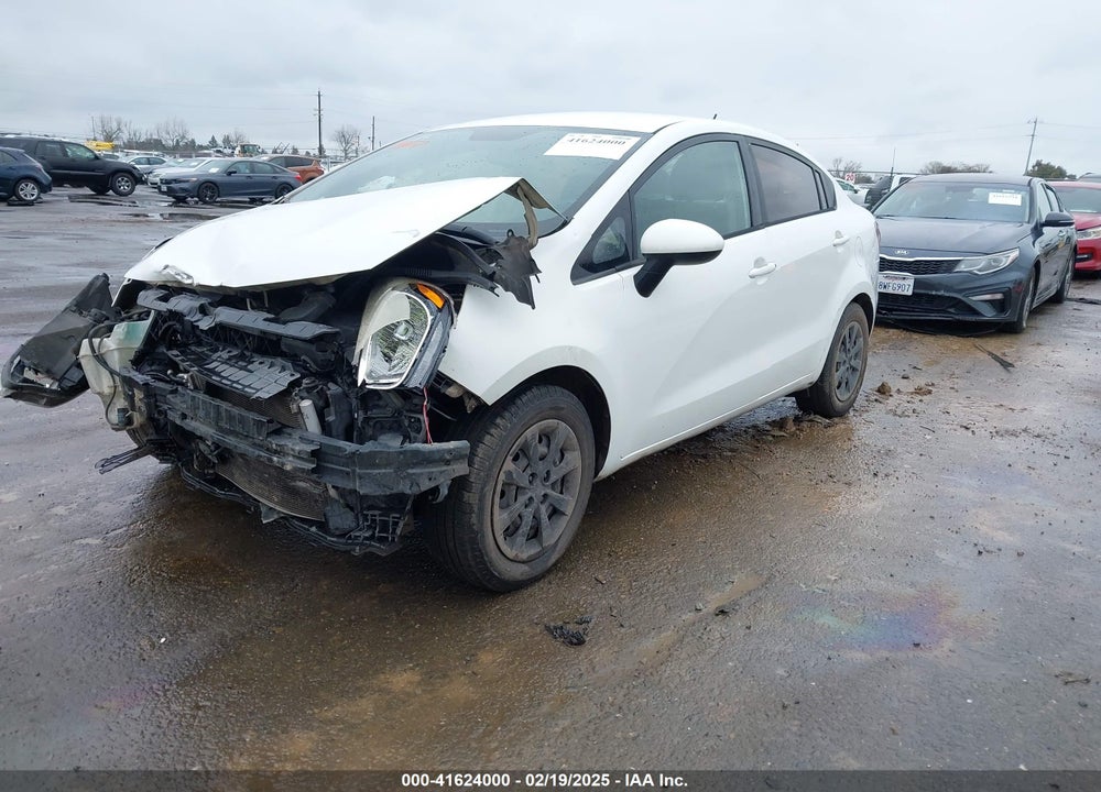 2014 KIA RIO LX VIN: KNADM4A3XE6350212