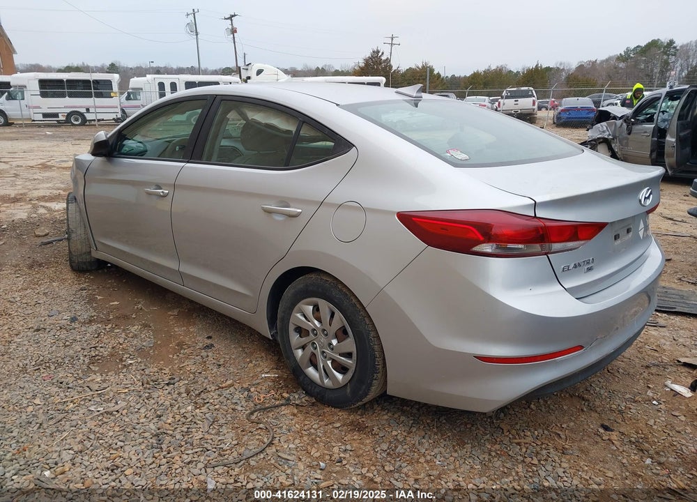 2017 HYUNDAI ELANTRA VIN: KMHD74LF6HU367196