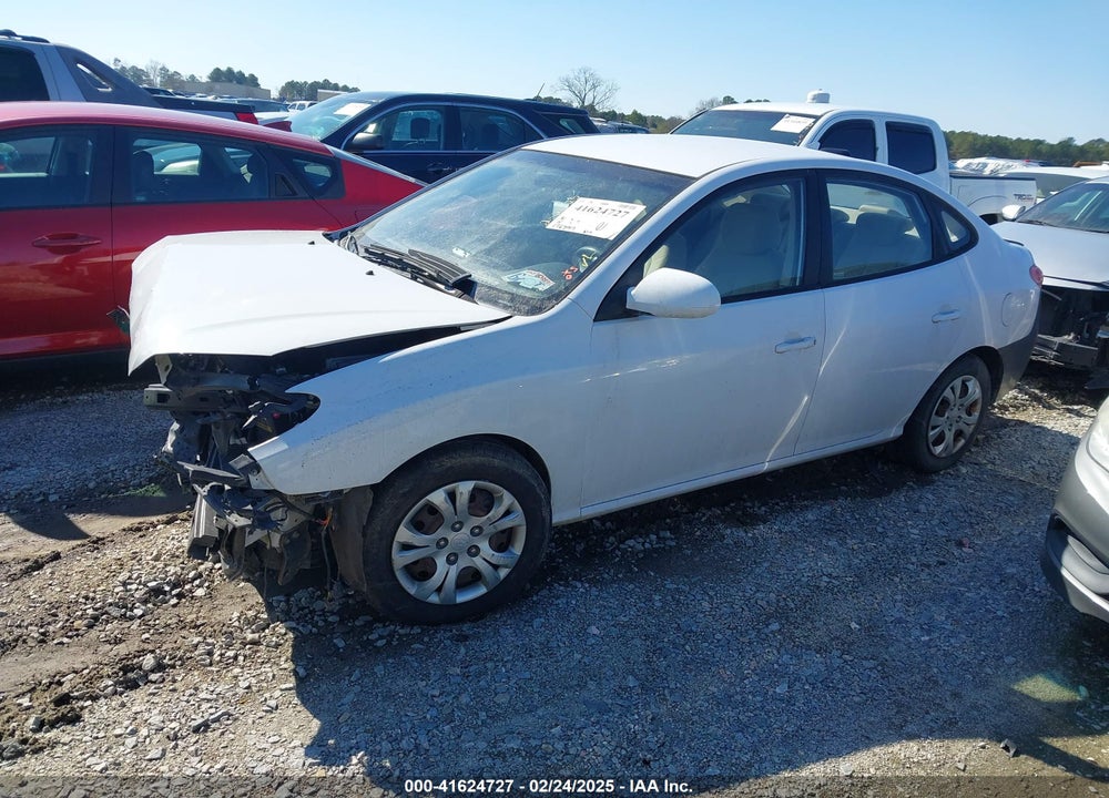 2010 HYUNDAI ELANTRA VIN: KMHDU4AD7AU863303
