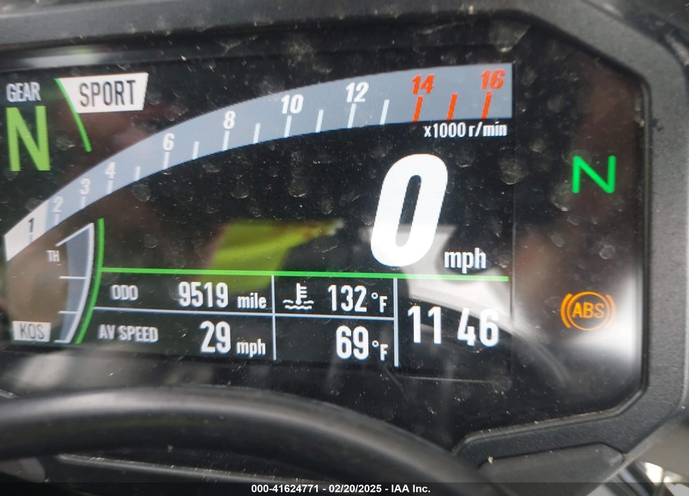 2021 KAWASAKI ZX1002 L VIN: JKBZXVL1XMA001313