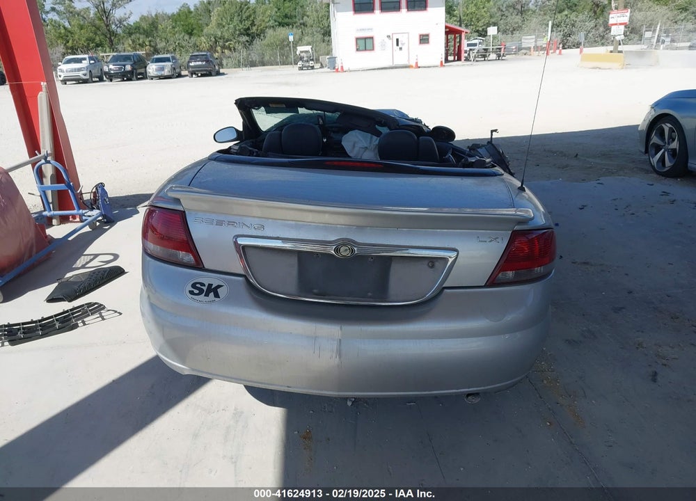 2004 CHRYSLER SEBRING LXI VIN: 1C3EL55R44N117949