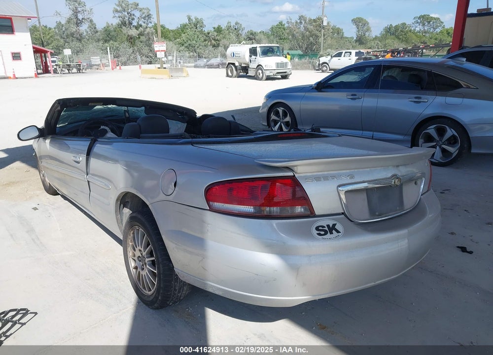 2004 CHRYSLER SEBRING LXI VIN: 1C3EL55R44N117949