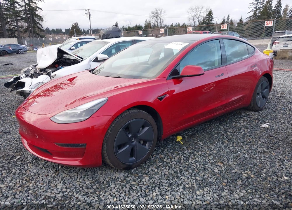 2022 TESLA MODEL 3 VIN: 5YJ3E1EA2NF133745