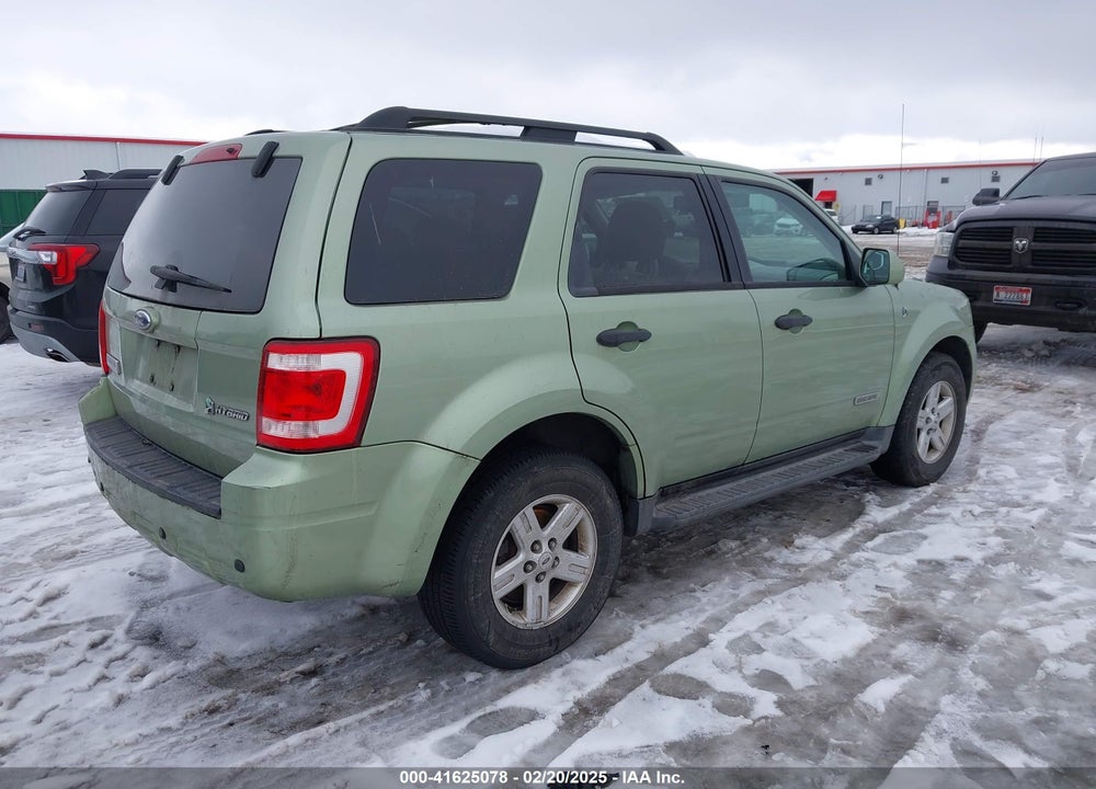 2008 FORD ESCAPE HYBRID VIN: 1FMCU59H68KE58564