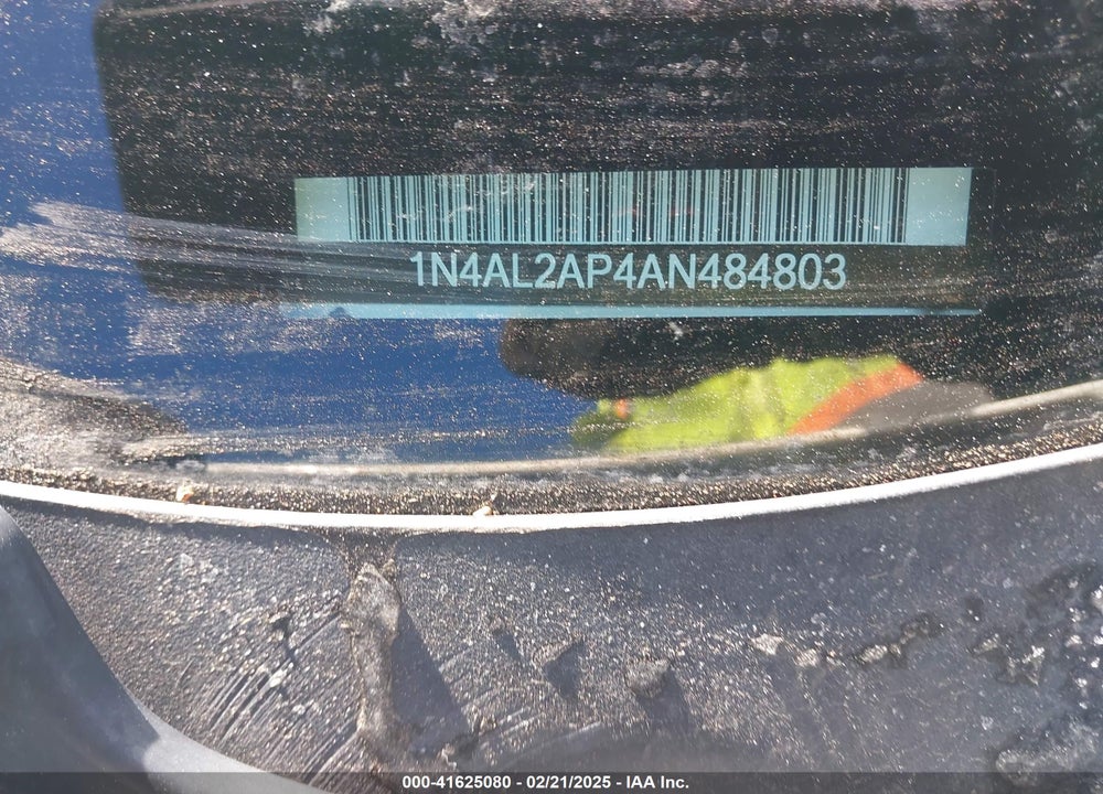 2010 NISSAN ALTIMA 2.5 S VIN: 1N4AL2AP4AN484803