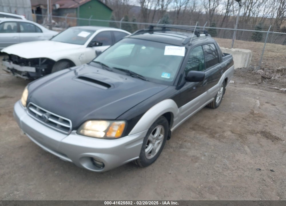 2003 SUBARU BAJA VIN: 4S4BT61C837108482
