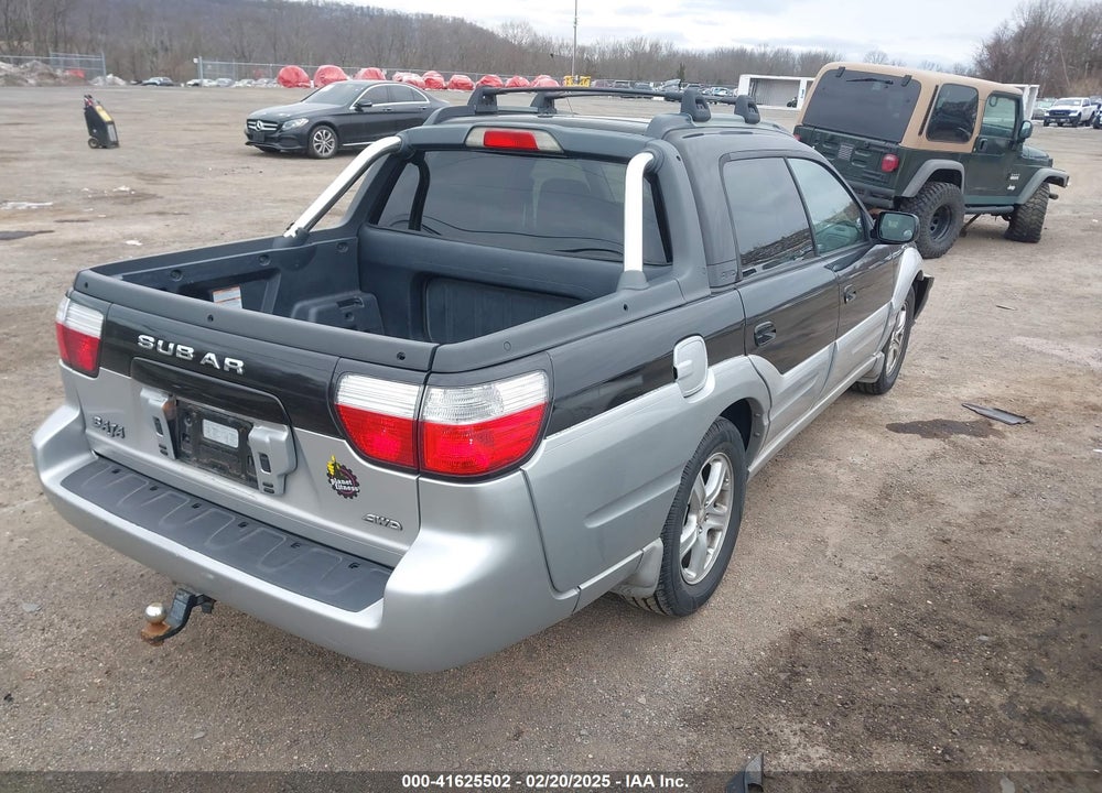 2003 SUBARU BAJA VIN: 4S4BT61C837108482