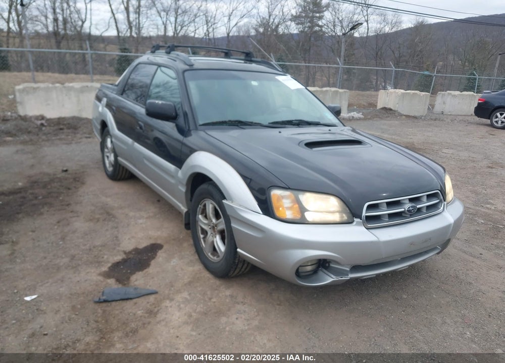 2003 SUBARU BAJA VIN: 4S4BT61C837108482