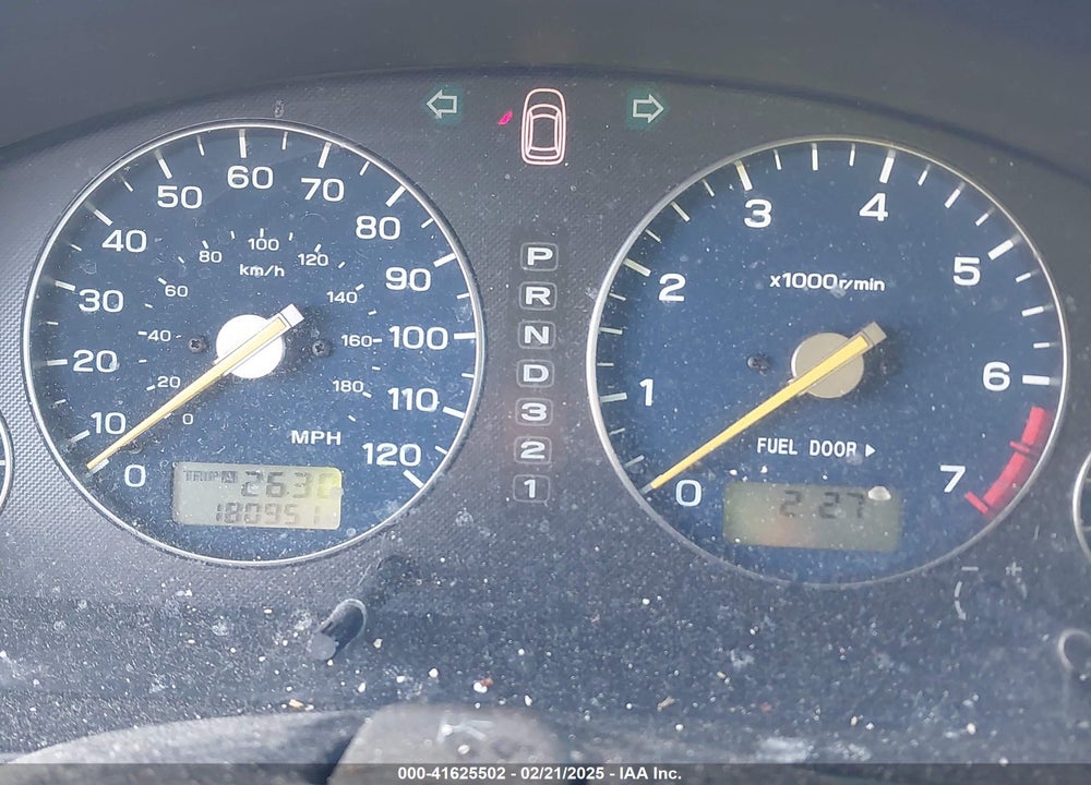 2003 SUBARU BAJA VIN: 4S4BT61C837108482