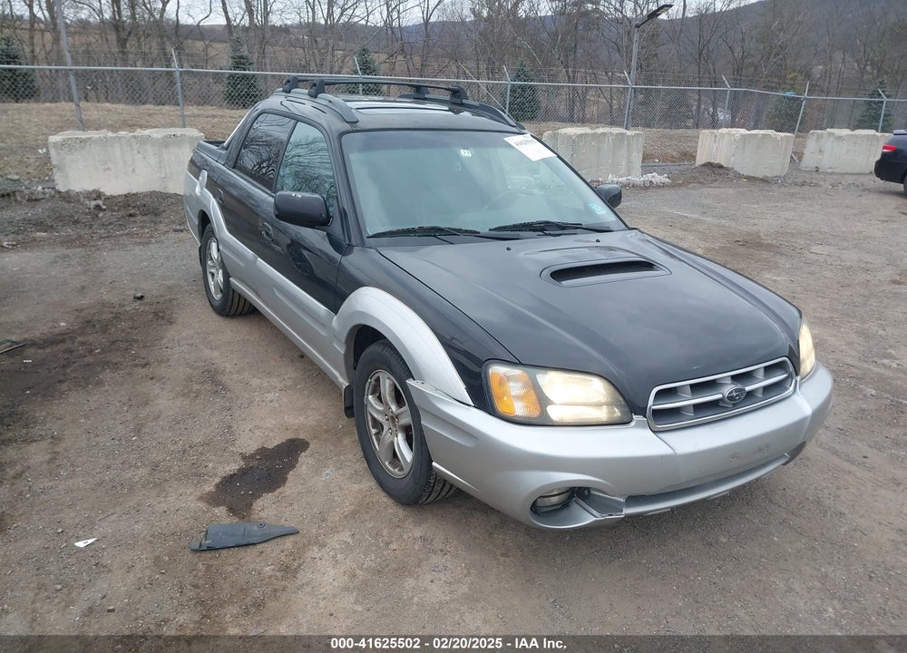 2003 SUBARU BAJA VIN: 4S4BT61C837108482