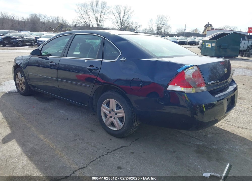 2007 CHEVROLET IMPALA LS VIN: 2G1WB58K179226533