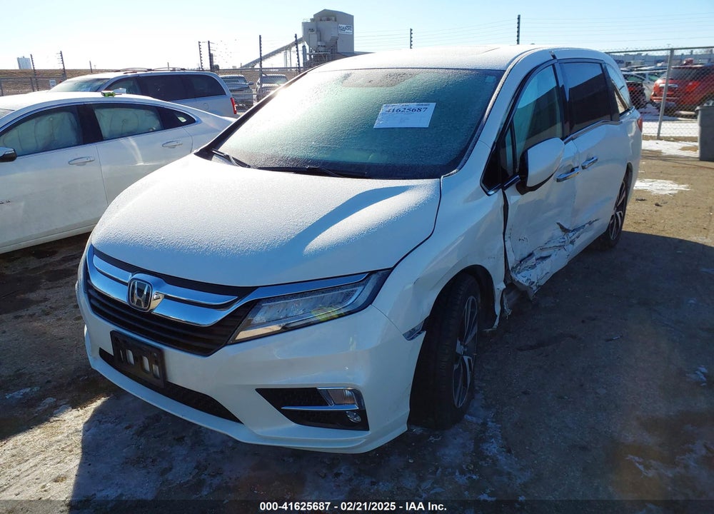 2018 HONDA ODYSSEY ELITE VIN: 5FNRL6H97JB039191
