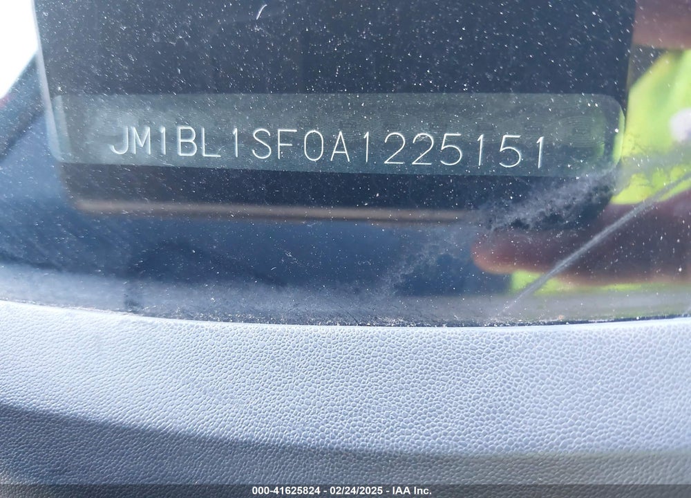 2010 MAZDA 3 I VIN: JM1BL1SF0A1225151