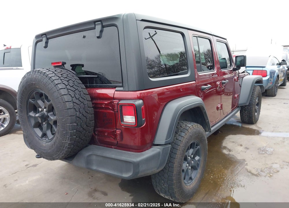 2021 JEEP WRANGLER UNLIMITED WILLYS 4X4 VIN: 1C4HJXDN9MW777830