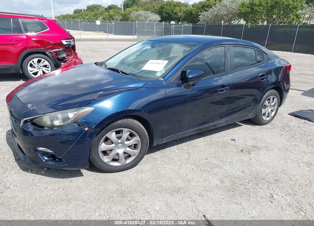 2016 MAZDA MAZDA3 VIN: JM1BM1T76G1341564