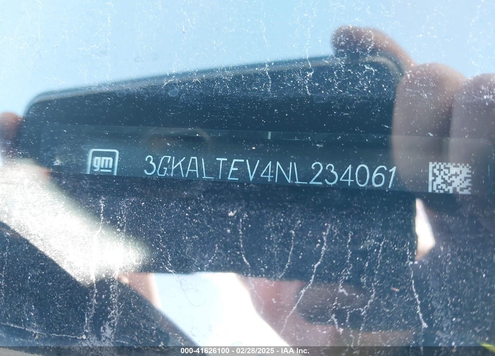 2022 GMC TERRAIN VIN: 3GKALTEV4NL234061