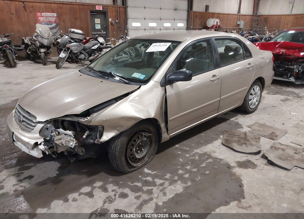 2004 TOYOTA COROLLA LE VIN: 2T1BR38E34C231941