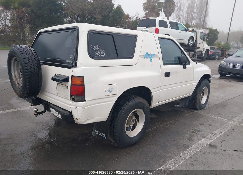 1992 ISUZU AMIGO VIN: JACBG07E0N9804550